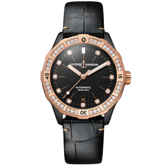 DIVER 39 MM ROSE GOLD WITH BLACK DIAL