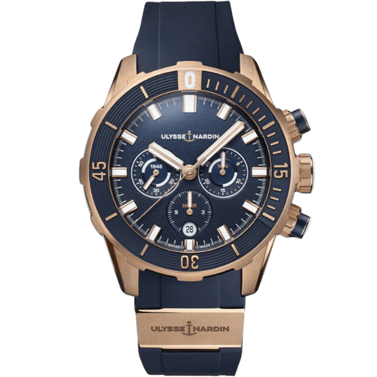 DIVER CHRONOGRAPH 44 MM ROSE GOLD WITH BLUE DIAL
