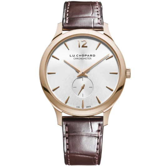 L.U.C XPS 40 MM ETHICAL ROSE GOLD WITH SILVER DIAL