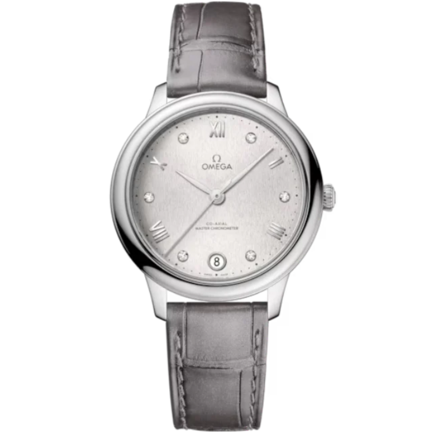DE VILLE PRESTIGE 34 MM STAINLESS STEEL WITH SILVER DIAL