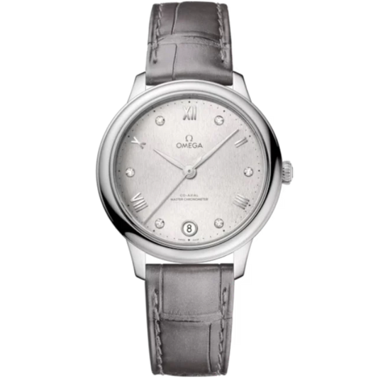DE VILLE PRESTIGE 34 MM STAINLESS STEEL WITH SILVER DIAL