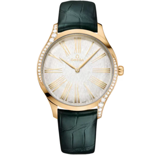 DE VILLE TRÉSOR 39 MM MOONSHINE™ GOLD WITH SILVER DIAL