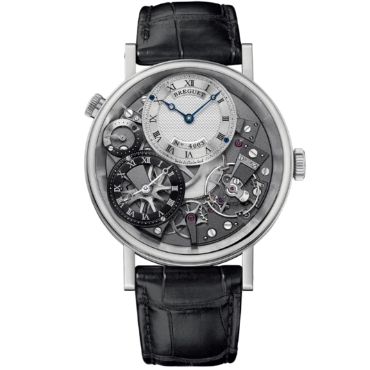TRADITION 7067 40 MM WHITE GOLD WITH SILVER DIAL