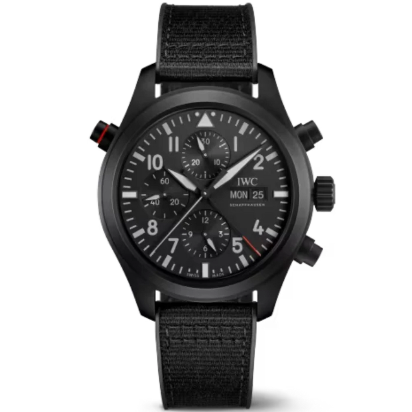 PILOT’S WATCH DOUBLE CHRONOGRAPH TOP GUN 44 MM CERATANIUM® WITH BLACK DIAL