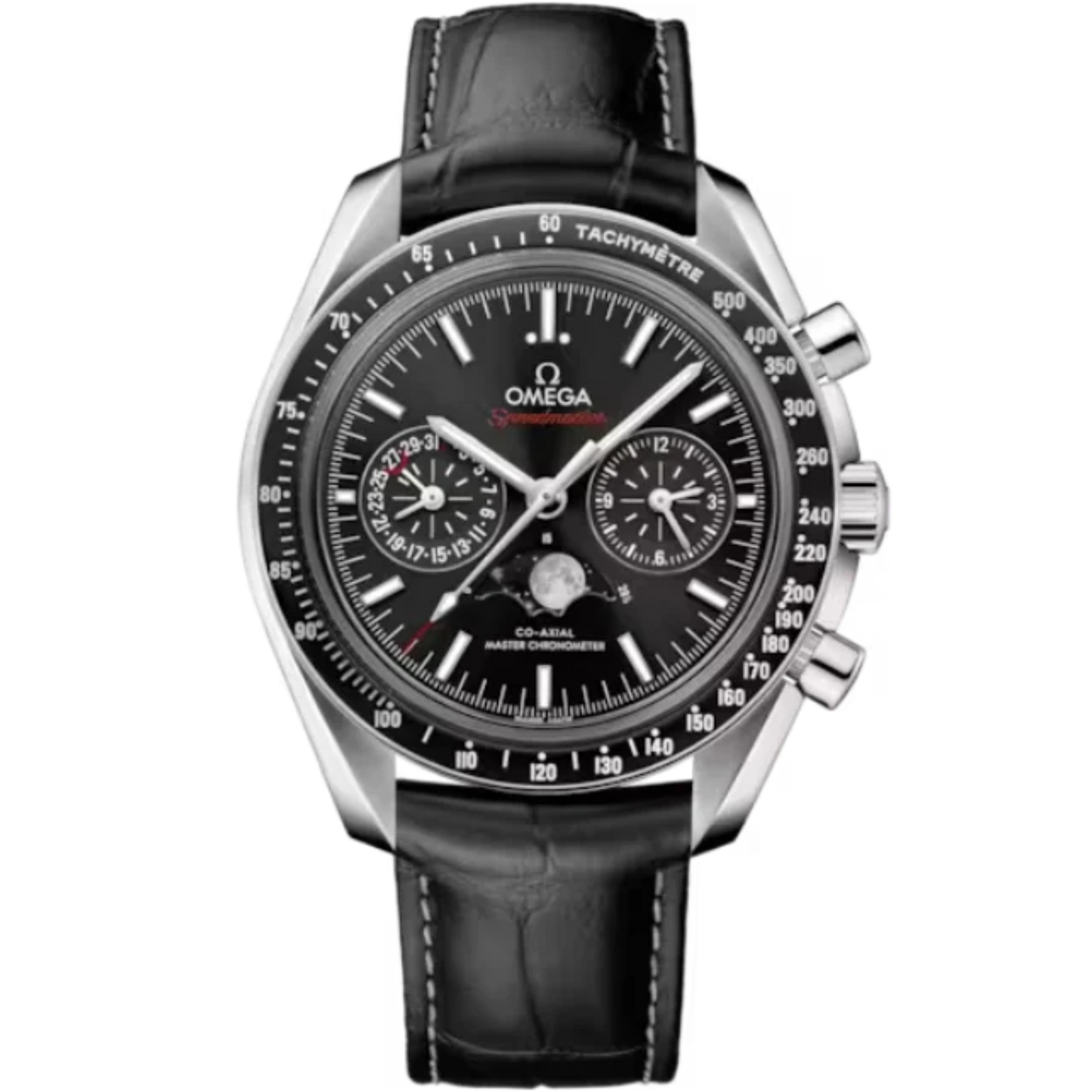 SPEEDMASTER MOONPHASE 44 MM STAINLESS STEEL WITH BLACK DIAL