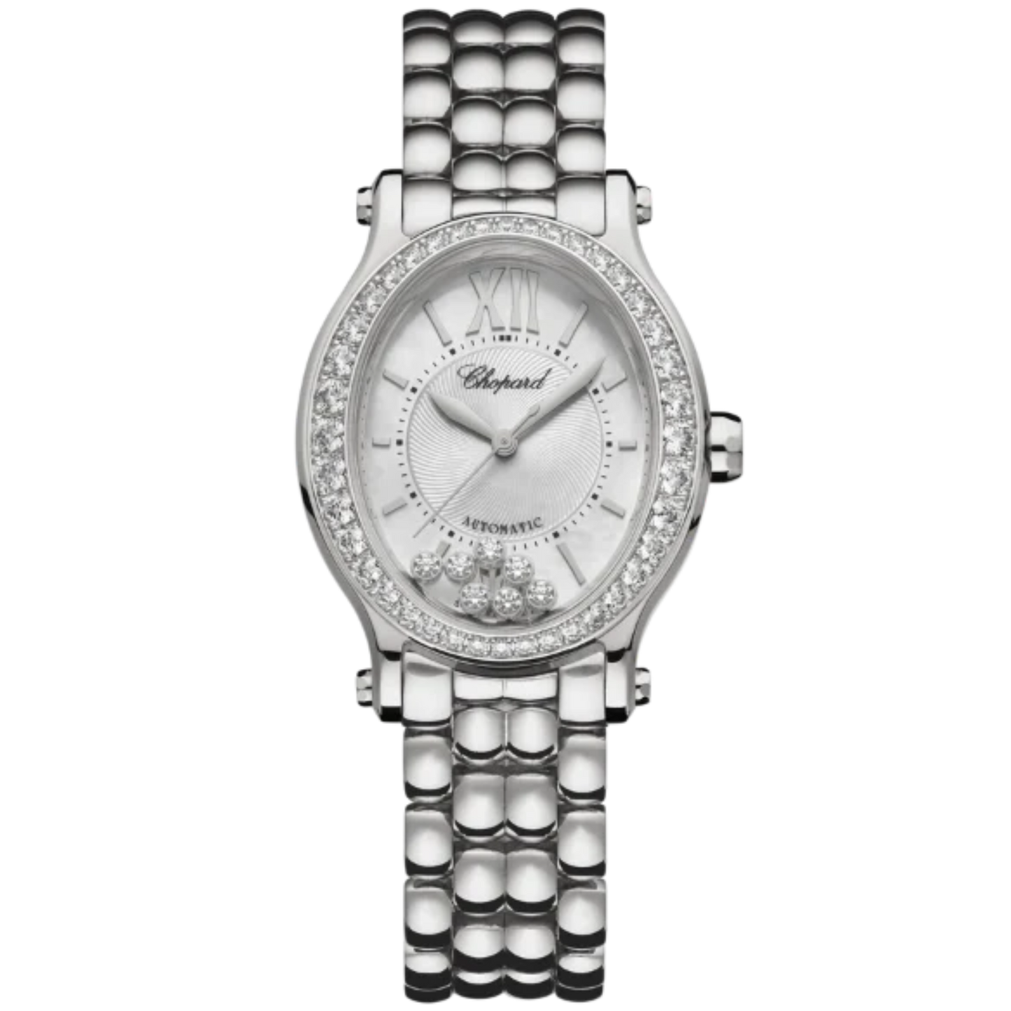 HAPPY SPORT 31 MM LUCENT STEEL™ WITH SILVER DIAL