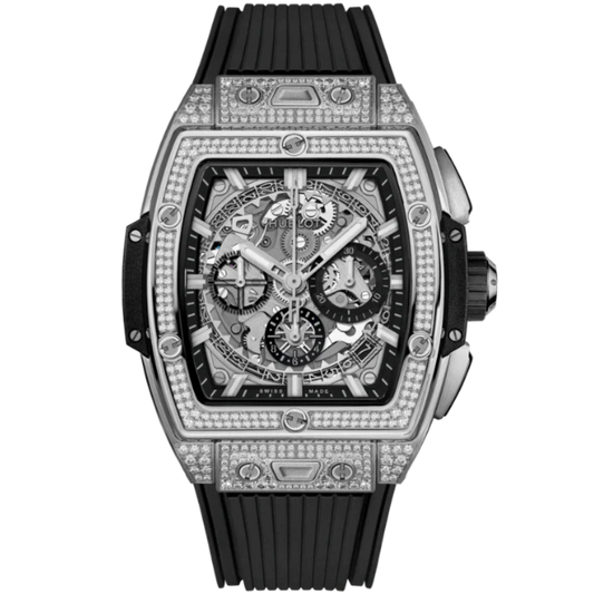 SPIRIT OF BIG BANG 42 MM TITANIUM PAVE
