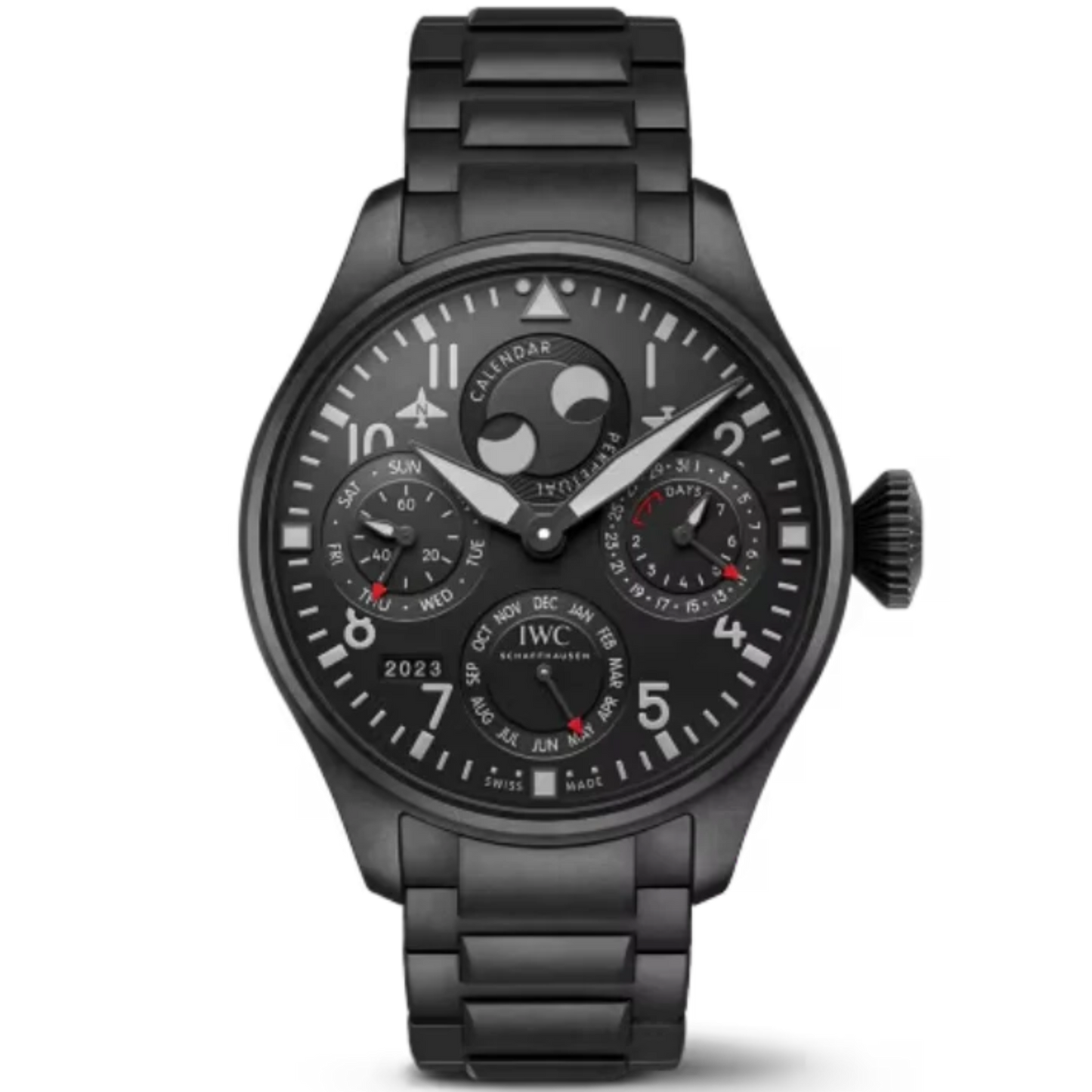 BIG PILOT’S WATCH PERPETUAL CALENDAR TOP GUN 46 MM CERATANIUM® WITH BLACK DIAL