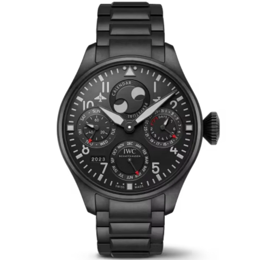 BIG PILOT’S WATCH PERPETUAL CALENDAR TOP GUN 46 MM CERATANIUM® WITH BLACK DIAL