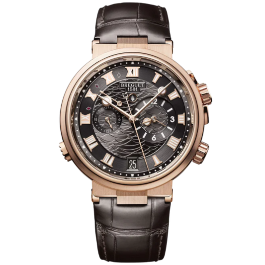 MARINE ALARME MUSICALE 5547 40 MM ROSE GOLD WITH SUNBURST SLATE GREY DIAL