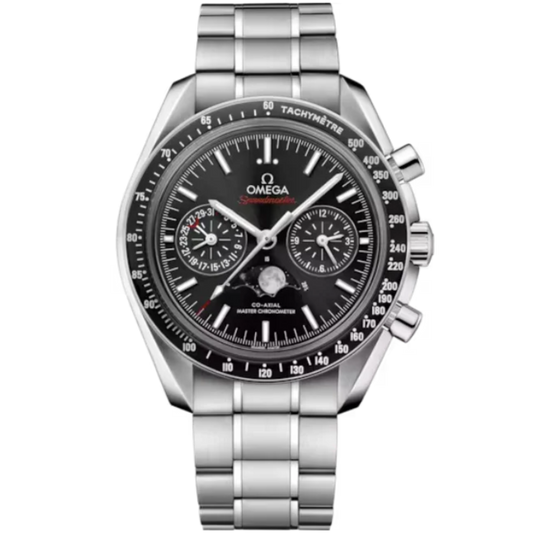 SPEEDMASTER MOONPHASE 44 MM STAINLESS STEEL WITH BLACK DIAL