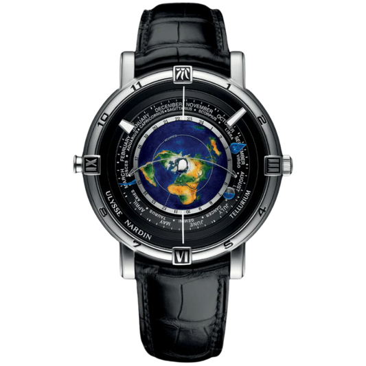 TRILOGY 43 MM PLATINUM WITH BLACK DIAL