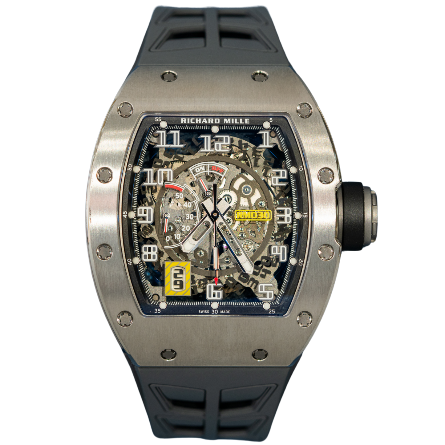 Richard Mille RM030 Titanium Rubber Strap