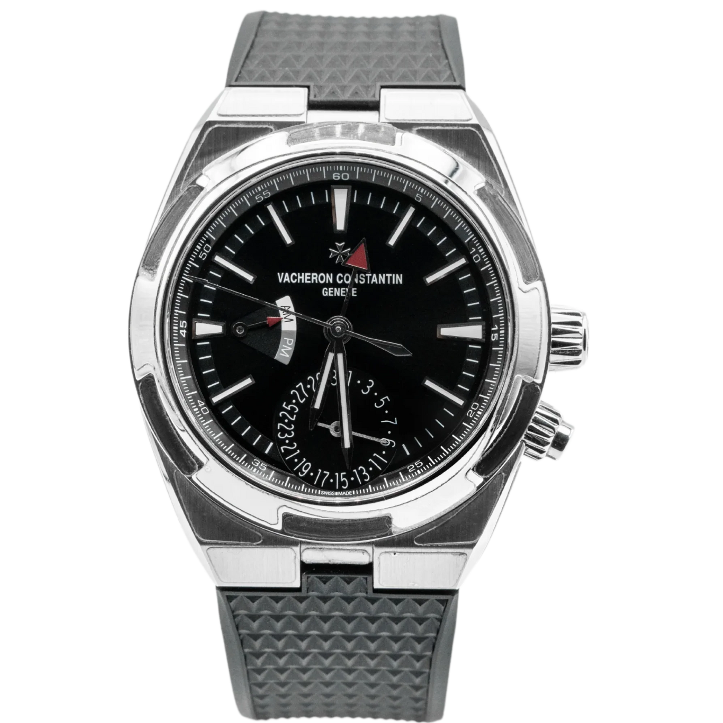 Vacheron Constantin Ref. 7900V/110A-B546 Stainless Steel Overseas Dual Time Black Dial