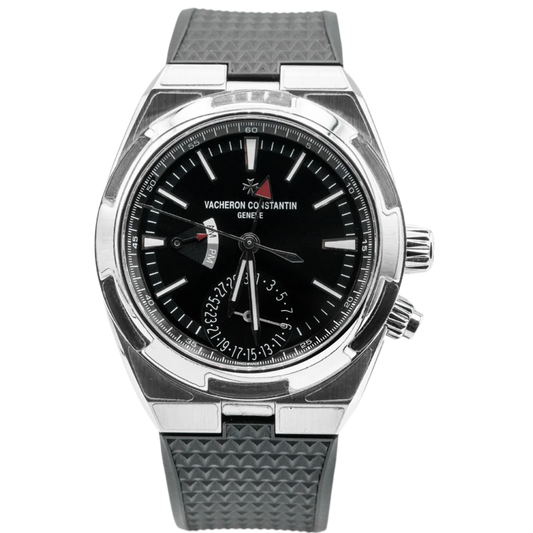 Vacheron Constantin Ref. 7900V/110A-B546 Stainless Steel Overseas Dual Time Black Dial