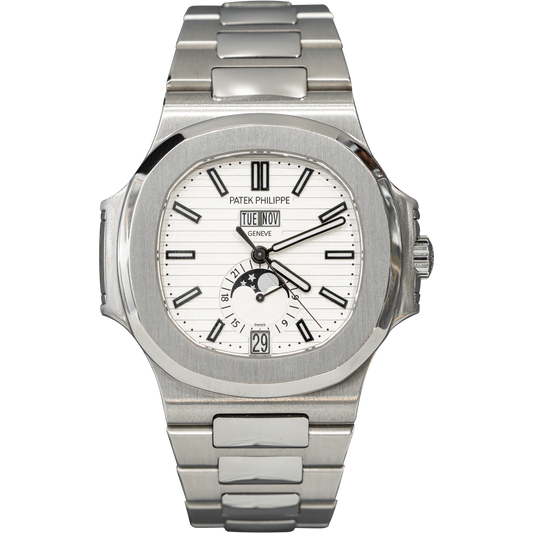 Patek Philippe Nautilus Ref. 5726/1A Stainless Steel White Dial Moonphase