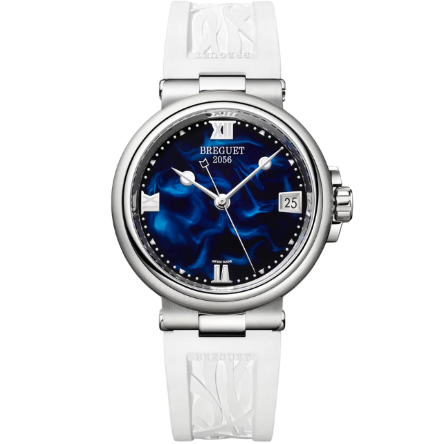 MARINE DAME 9517 34 MM STAINLESS STEEL WITH BLUE LACQUERED DIAL