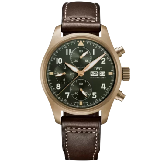 PILOT’S WATCH CHRONOGRAPH SPITFIRE 41 MM BRONZE WITH GREEN DIAL