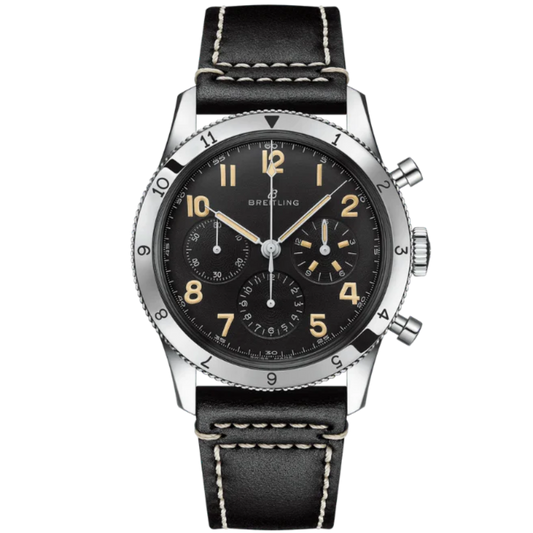 AVI REF. 765 1953 RE-EDITION 41 MM STAINLESS STEEL WITH BLACK DIAL