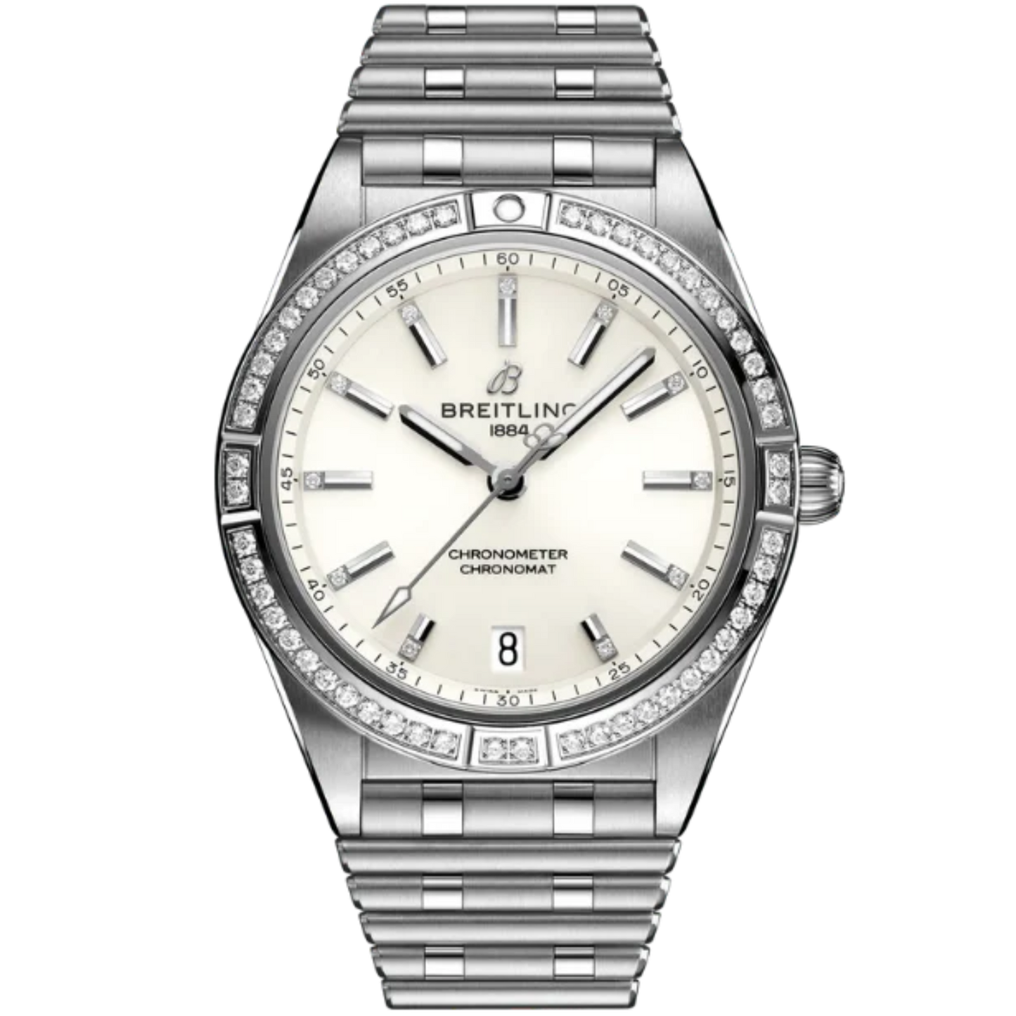 CHRONOMAT AUTOMATIC 36 MM STAINLESS STEEL WITH WHITE DIAL
