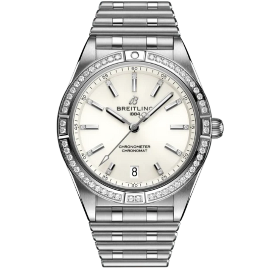 CHRONOMAT AUTOMATIC 36 MM STAINLESS STEEL WITH WHITE DIAL