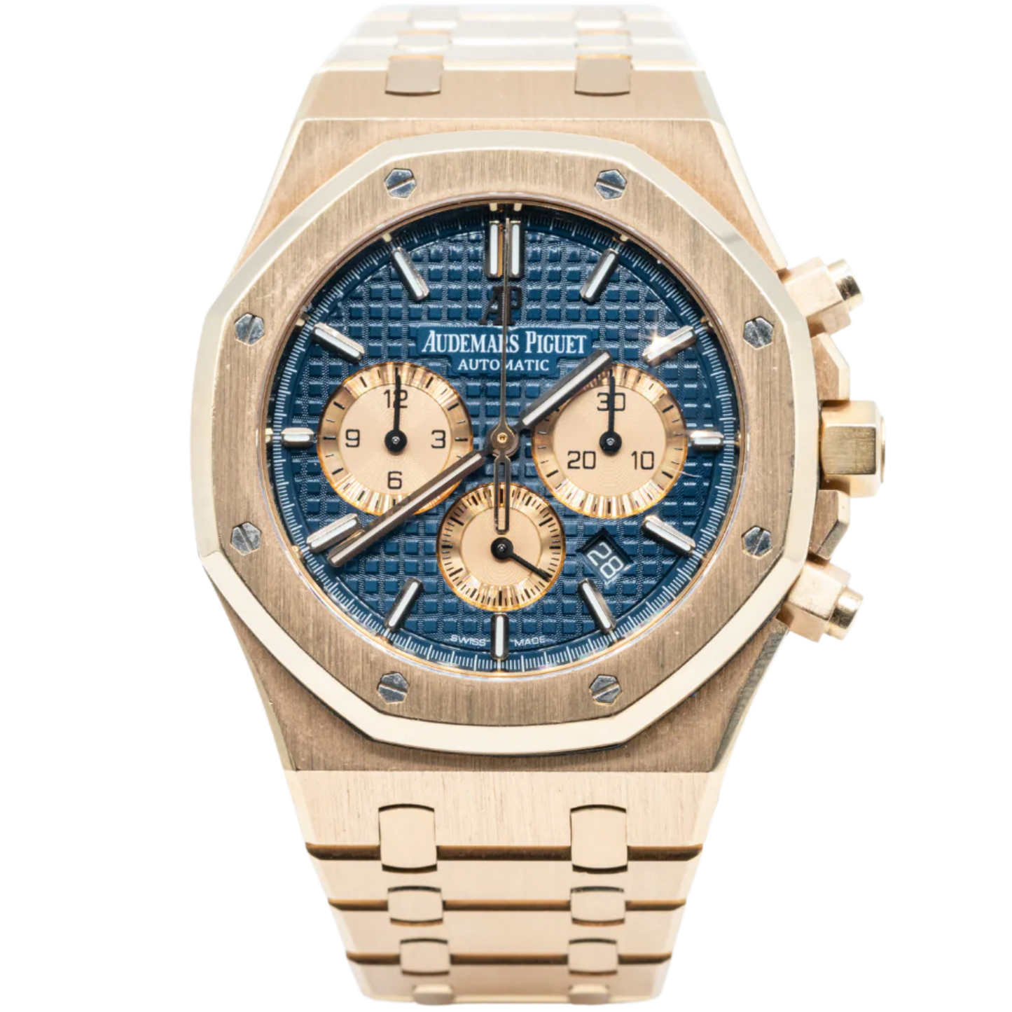 Audemars Piguet Royal Oak Ref. 26331OR.OO.1220OR.01 41MM Rose Gold Blue Dial