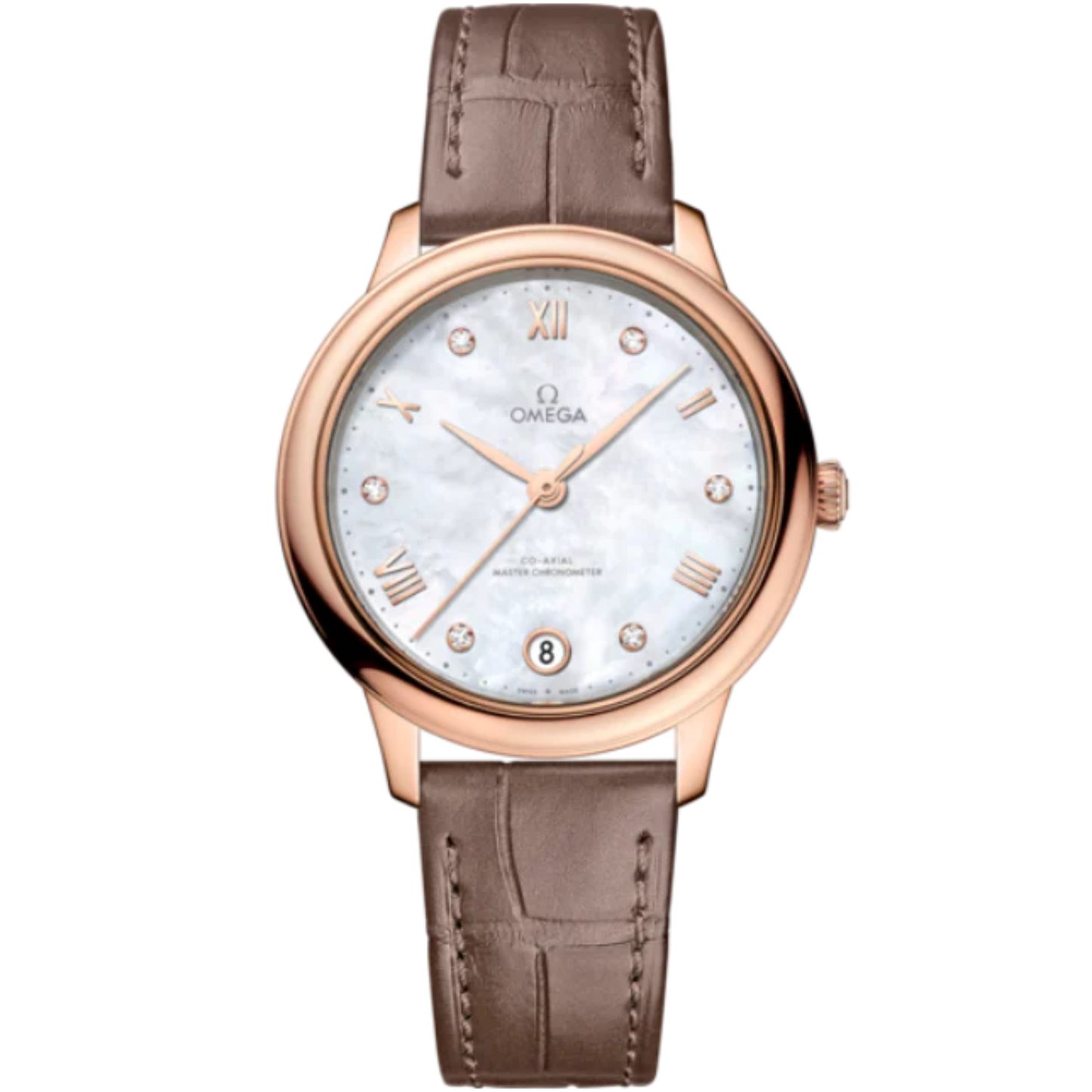 DE VILLE PRESTIGE 34 MM SEDNA™ GOLD WITH MOTHER OF PEARL DIAL
