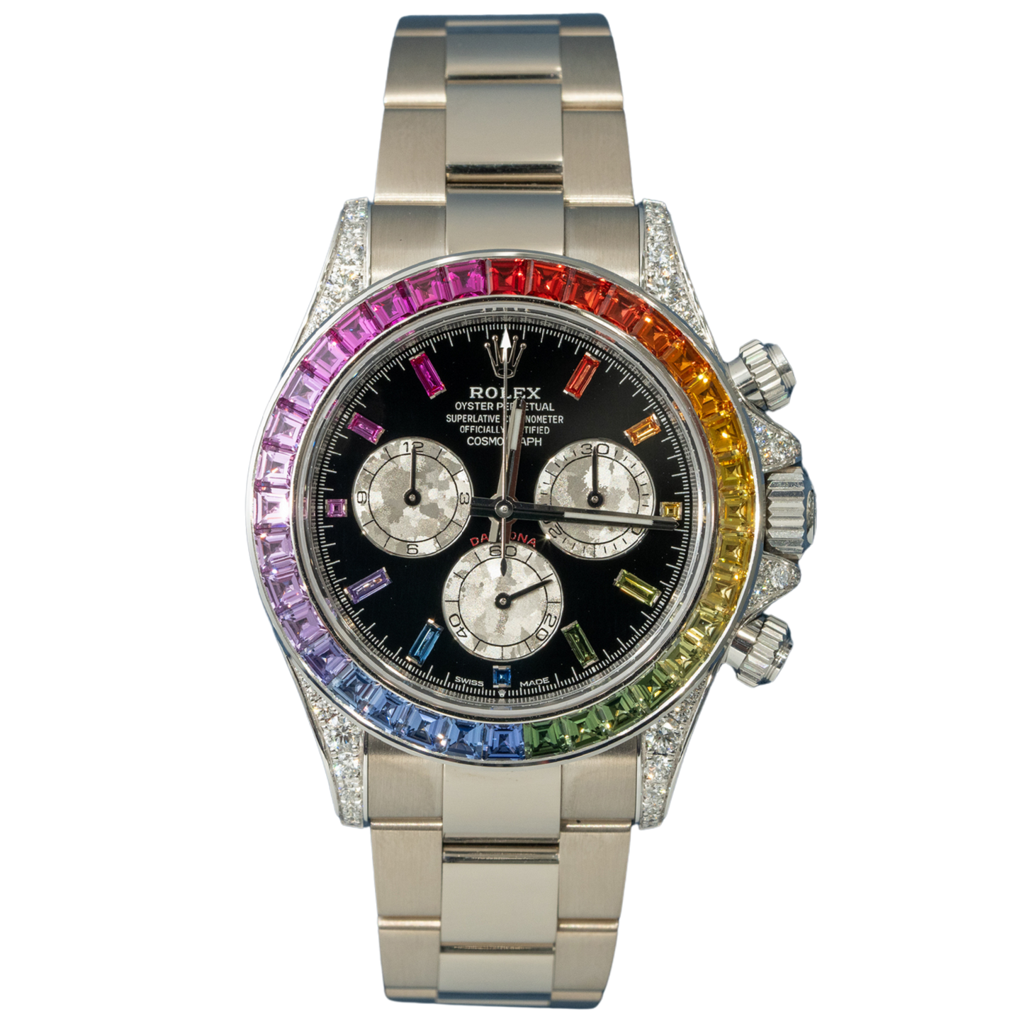 Rolex Daytona Ref. 126599RBOW White Gold Rainbow