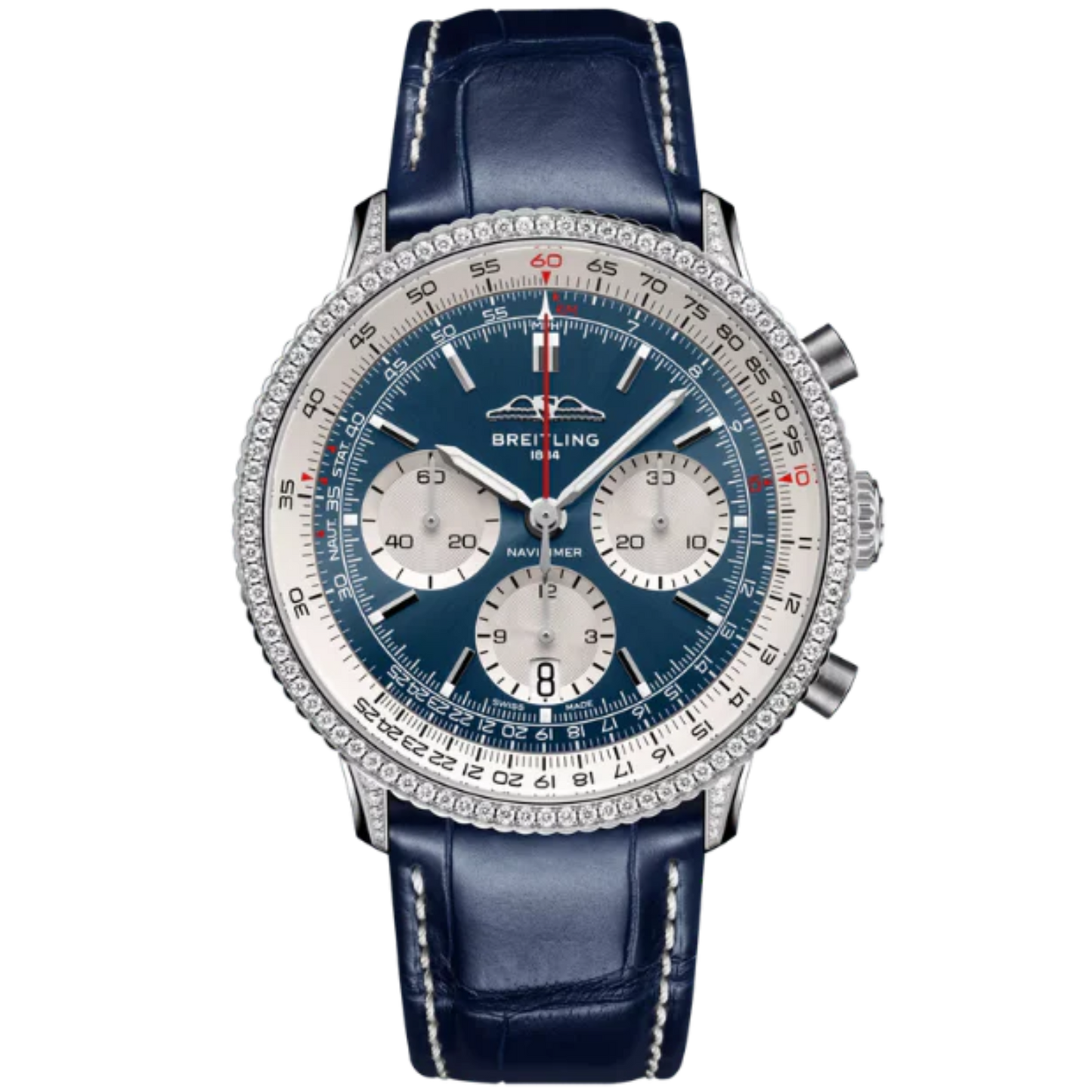 NAVITIMER B01 CHRONOGRAPH 41 MM STAINLESS STEEL WITH BLUE DIAL