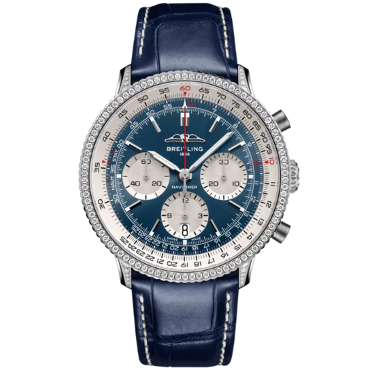 NAVITIMER B01 CHRONOGRAPH 41 MM STAINLESS STEEL WITH BLUE DIAL