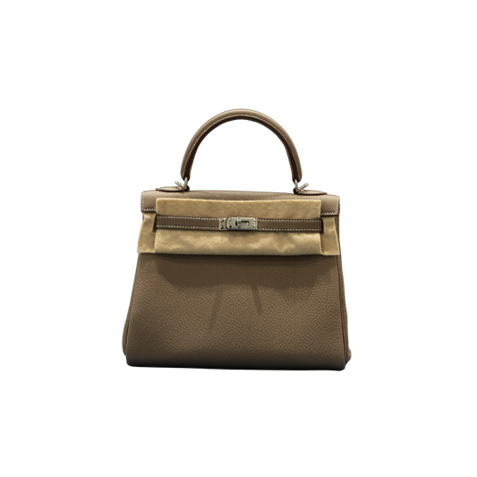 Hermes Kelly 25 Veau Togo 18 Etoupe