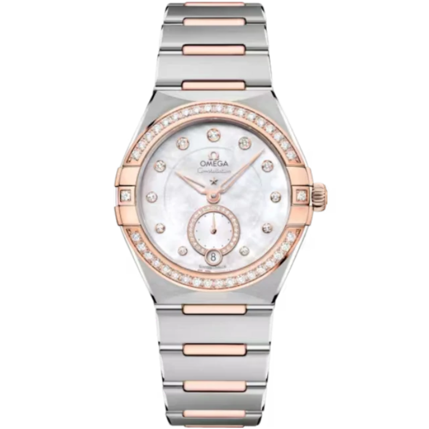 CONSTELLATION 34 MM STAINLESS STEEL - SEDNA™ GOLD WITH MOTHER OF PEARL DIAL