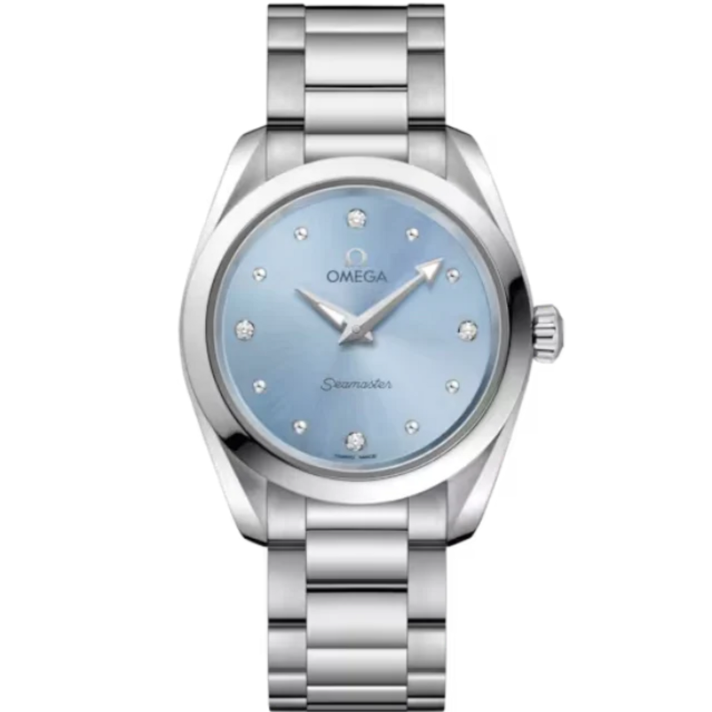 SEAMASTER AQUA TERRA 150M 28 MM STAINLESS STEEL WITH BLUE DIAL