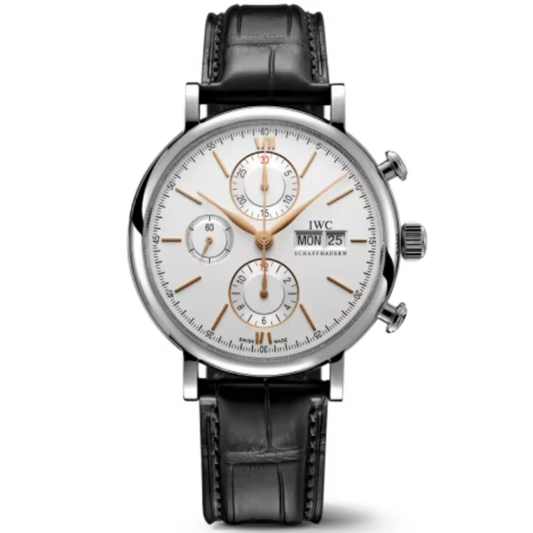 PORTOFINO CHRONOGRAPH 42 MM STAINLESS STEEL WITH WHITE DIAL