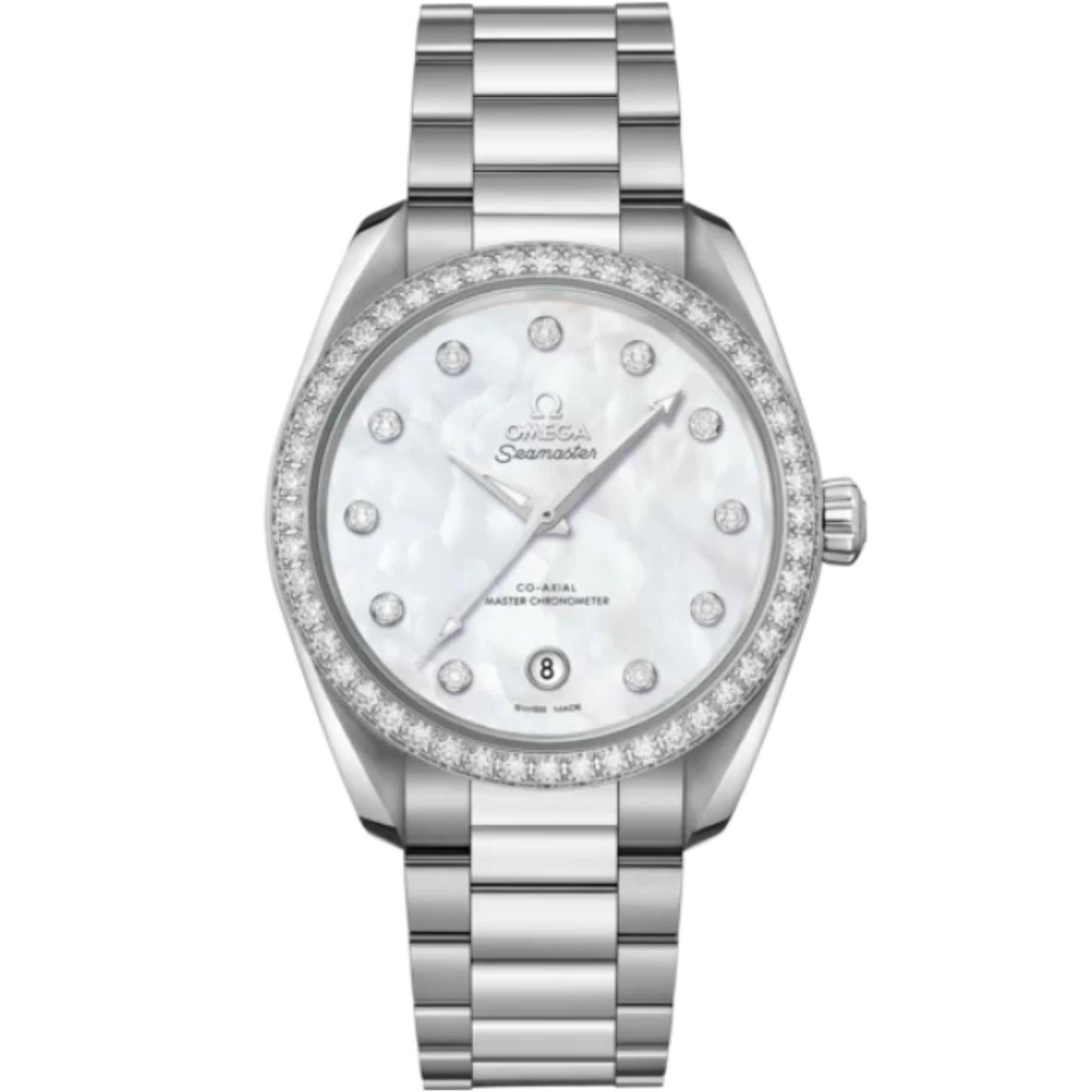 SEAMASTER AQUA TERRA 150M 38 MM STAINLESS STEEL WITH MOTHER OF PEARL DIAL