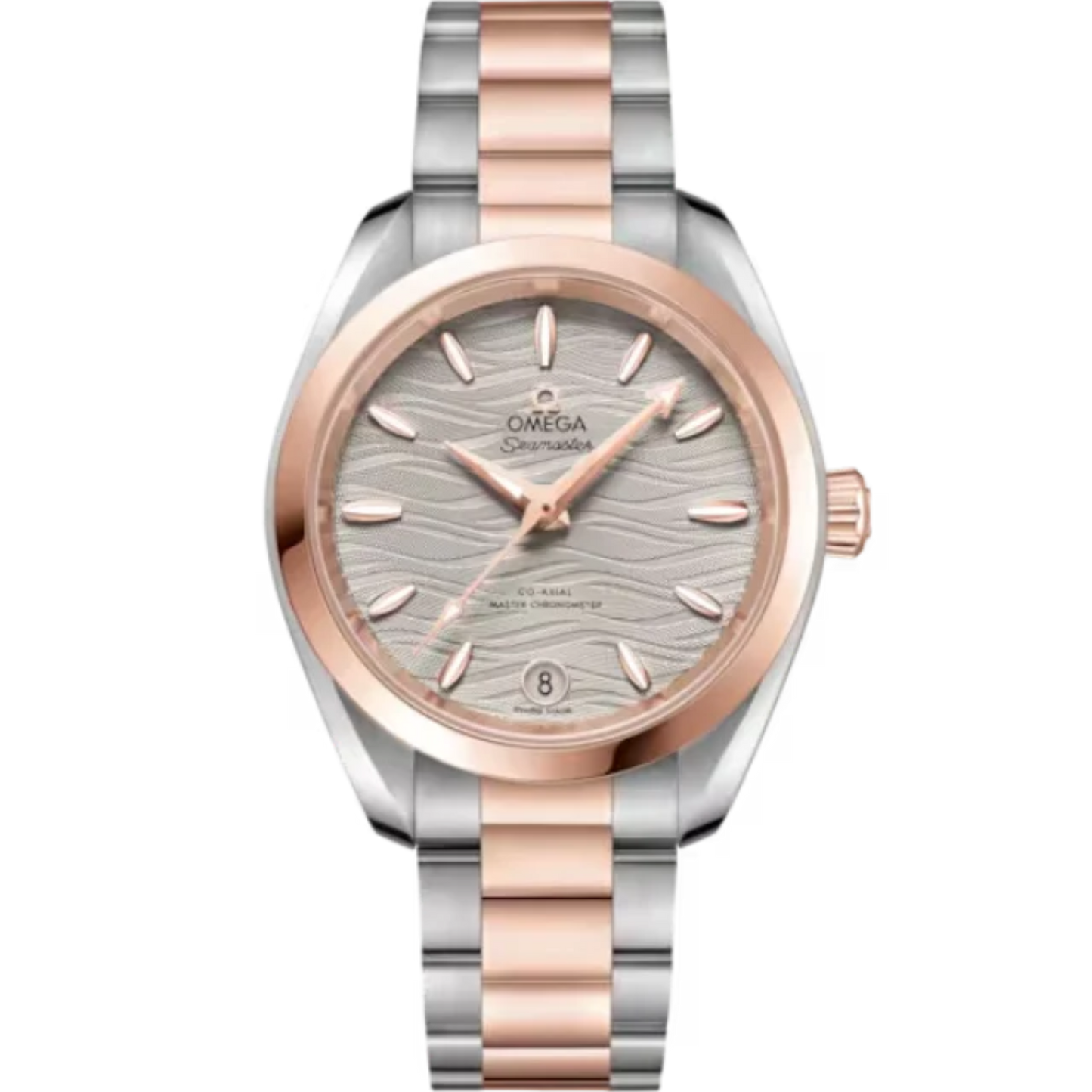 SEAMASTER AQUA TERRA 150M 34 MM STAINLESS STEEL - SEDNA™ GOLD WITH GREY DIAL