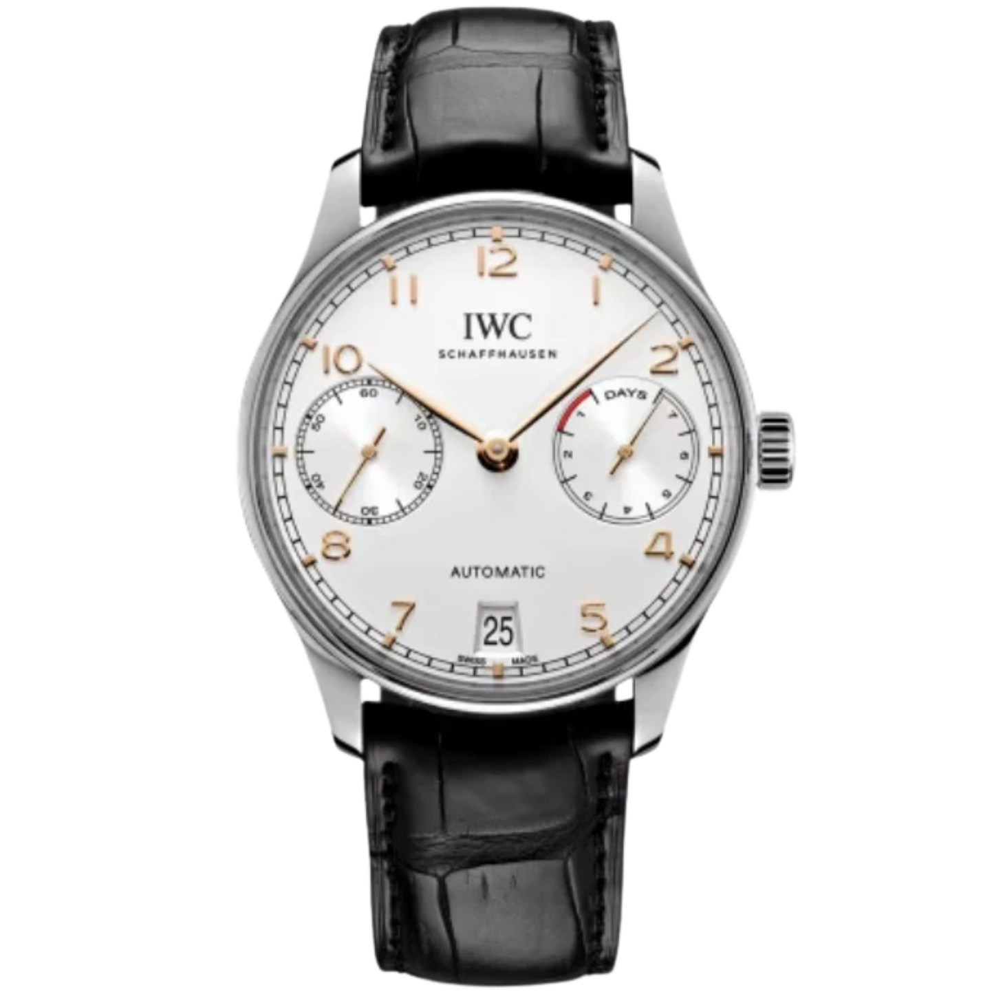 PORTUGIESER AUTOMATIC 42 MM STAINLESS STEEL WITH WHITE DIAL
