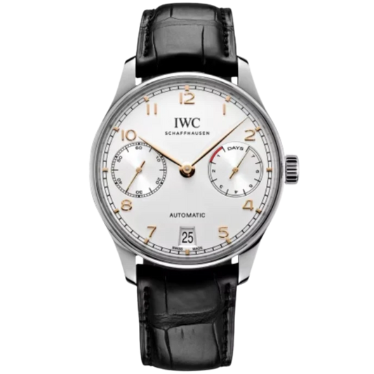 PORTUGIESER AUTOMATIC 42 MM STAINLESS STEEL WITH WHITE DIAL