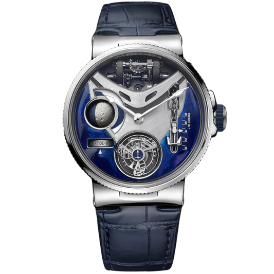 MARINE MEGA YACHT 44 MM PLATINUM WITH SILVER DIAL