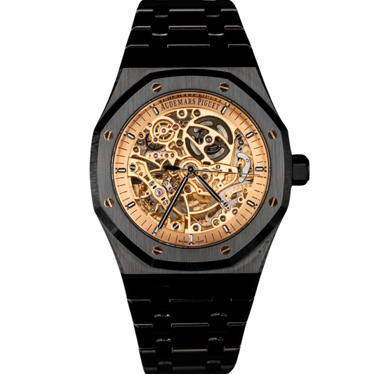 Audemars Piguet Royal Oak Ref. 15416CE.OO.1225CE.02 41MM Black Ceramic Skeleton Gold Dial