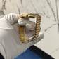 Rolex Day-Date Ref. 228238 40mm Yellow Gold with Silver Stick Dial Fluted Bezel