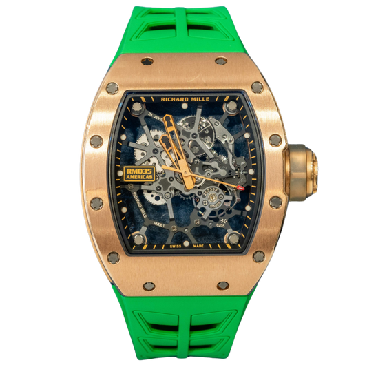 Richard Mille RM035 Rafael Nadal "Americas Edition" Rose Gold Skeleton (Gold Toro) (Limited 50 Pieces)