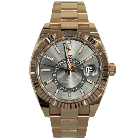Rolex Skydweller Ref. 326935 42MM Rose Gold Rhodium Dial