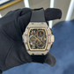 Richard Mille RM72-01 White Gold Snow Setting Flyback Chronograph