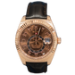 Rolex Skydweller Ref. 326135 Rose Gold Chocolate Arabic Dial on Leather Strap