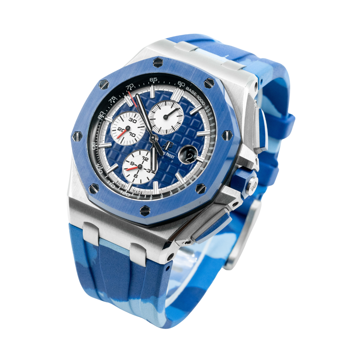 Audemars Piguet Royal Oak Offshore Ref. 26400SO.OO.A335CA.01 44MM Stainless Steel Blue Ceramic Camo