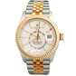 Rolex Skydweller Ref. 336933 Two Tone Stainless Steel & Yellow Gold with White Dial on Jubilee Band