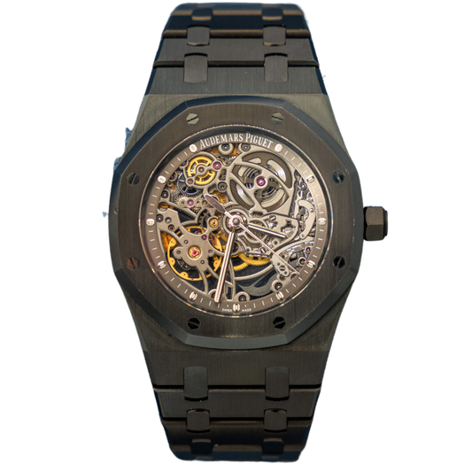 Audemars Piguet Ref., 15305ST.OO.1220ST.01 39MM “Bamford” Black PVD Skeleton