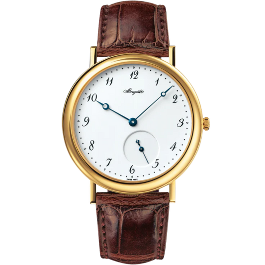 CLASSIQUE 5140 40 MM YELLOW GOLD WITH WHITE "GRAND FEU" ENAMEL DIAL