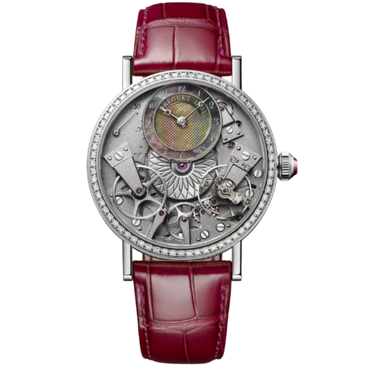 TRADITION DAME 7038 37 MM WHITE GOLD WITH MOTHER OF PEARL DIAL